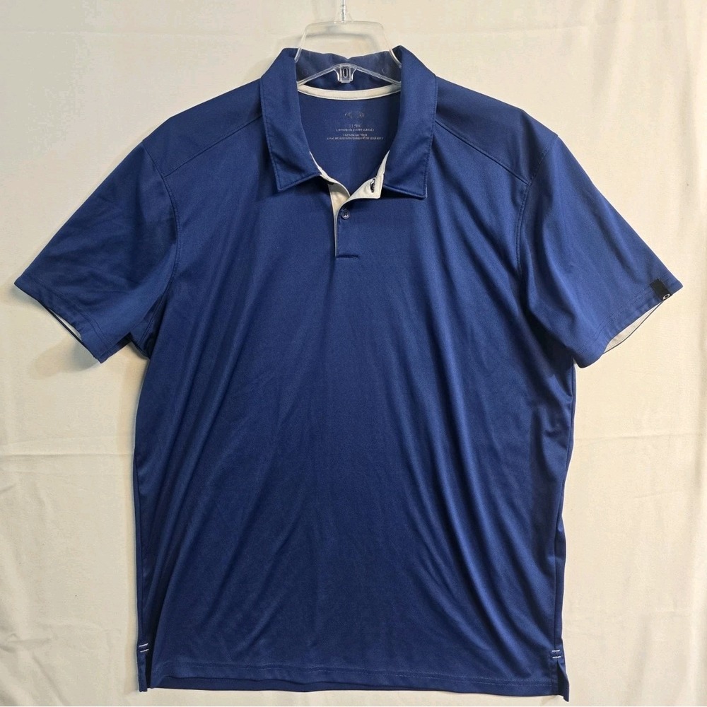 Oakley Polo Shirt  XL Men's  Navy Blue Tailored Fit